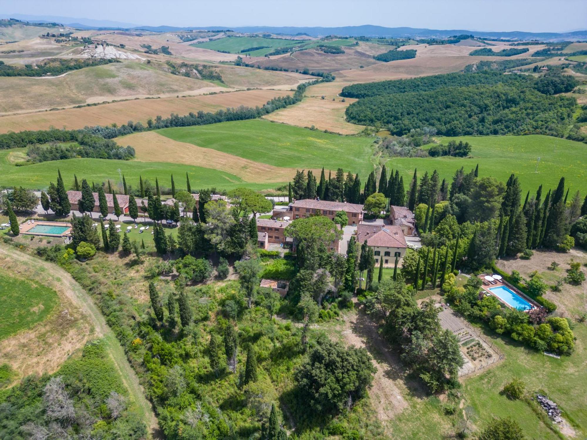 Villa Agriturismo Tenuta La Campana Asciano Exterior foto