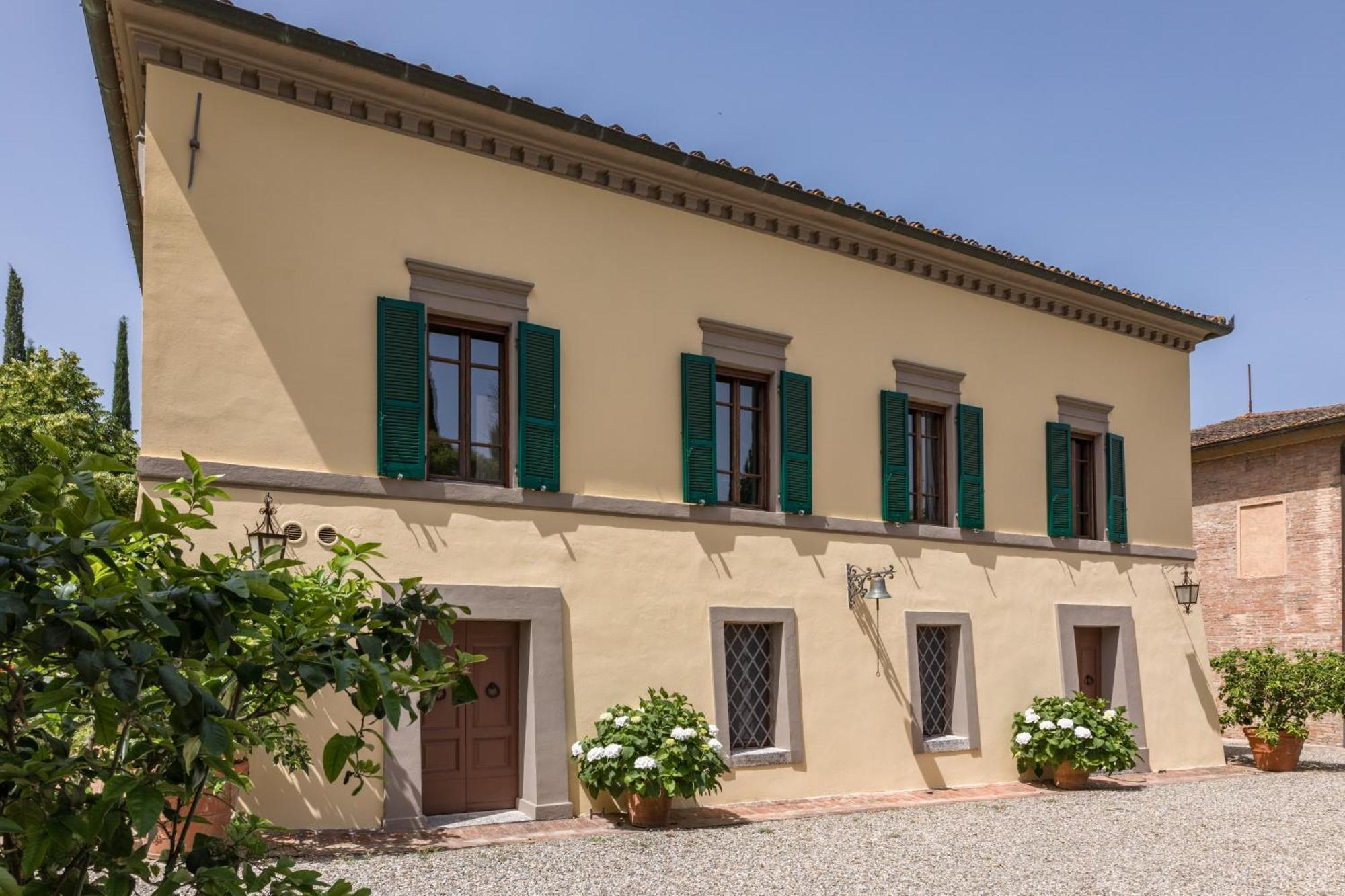 Villa Agriturismo Tenuta La Campana Asciano Exterior foto